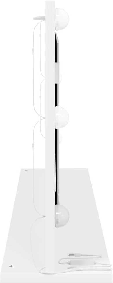 Kosmetinis veidrodis Stačiakampio Balta 100 x 45 x 18 cm
