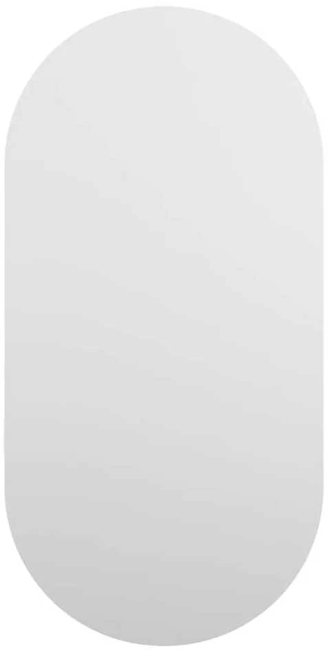 Veidrodis su LED lemputėmis, 40x20cm, stiklas, ovalo formos