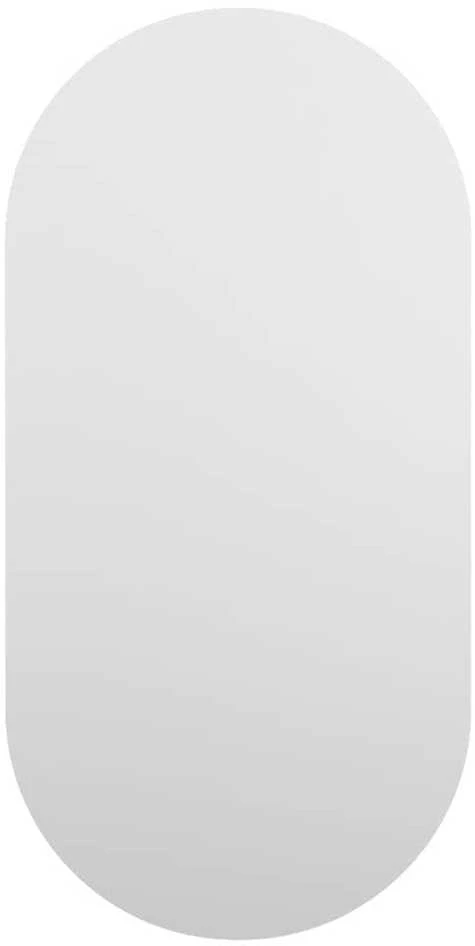 Veidrodis su LED lemputėmis, 60x30cm, stiklas, ovalo formos