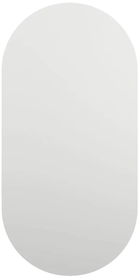 Veidrodis su LED lemputėmis, 80x40cm, stiklas, ovalo formos