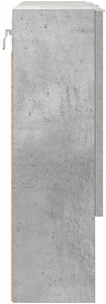 Veidrodžio spinta Betono pilka 59 x 17 x 55 cm Apdirbta mediena