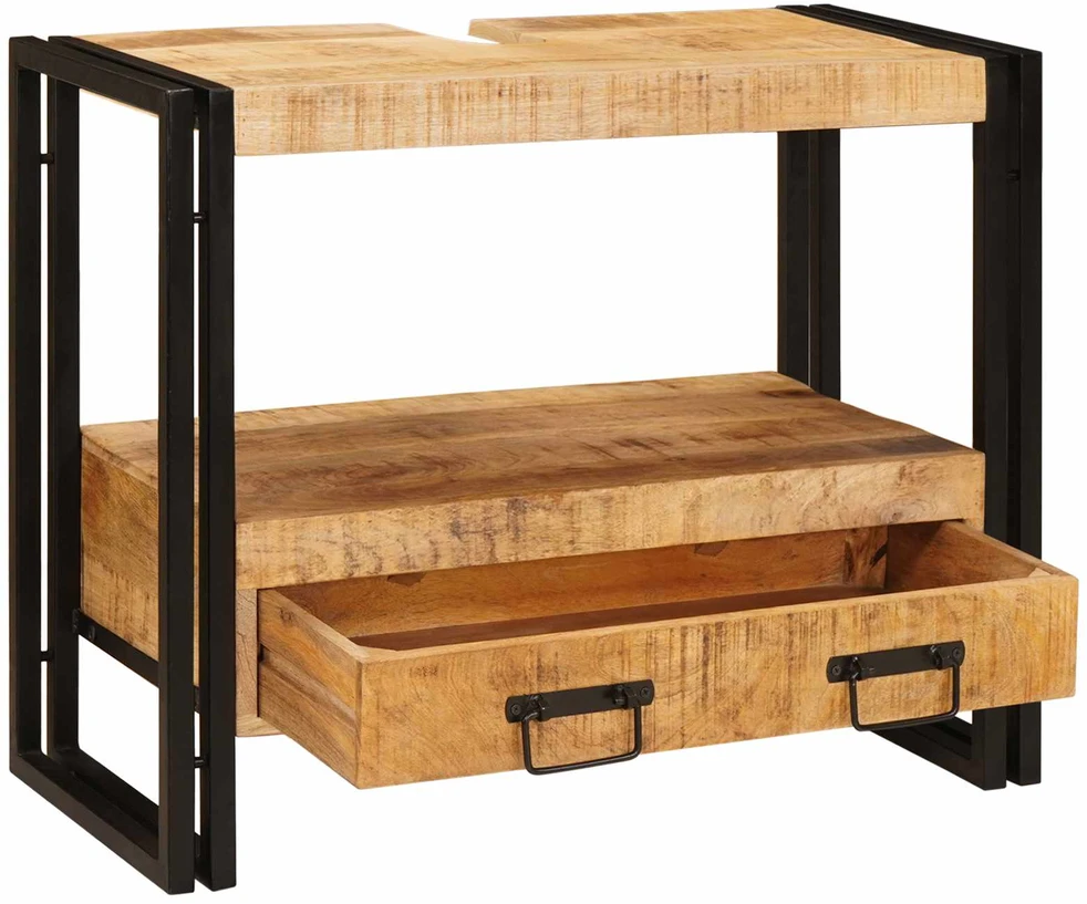 Veidrodžių kabinetas Ruda 71 x 33 x 58 cm Kietas mango medis