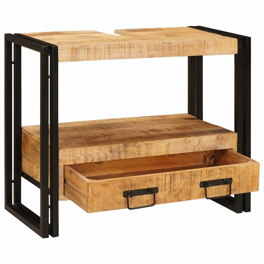 Veidrodžių kabinetas Ruda 71 x 33 x 58 cm Kietas mango medis
