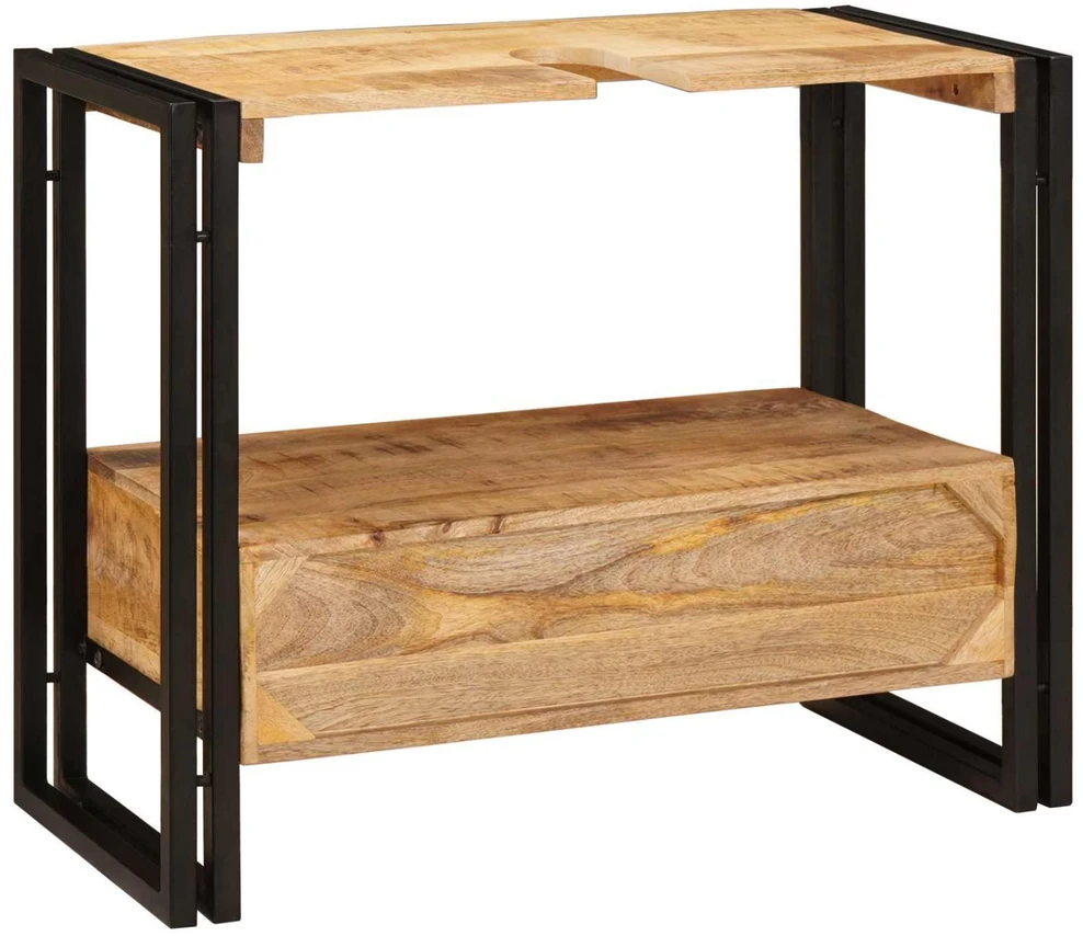 Veidrodžių kabinetas Ruda 71 x 33 x 58 cm Kietas mango medis