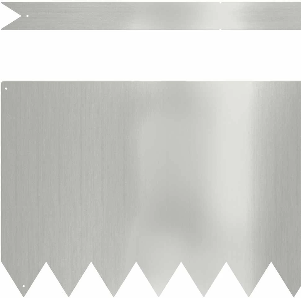Vejo kraštas 50 vnt. 100 x 0,05 x 30 cm Cinkuota plienas