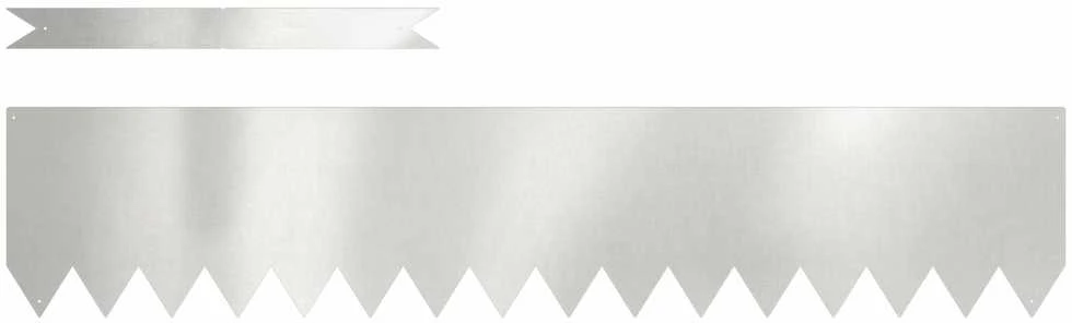 Vejo kraštas 20 vnt. 100 x 0.05 x 20 cm Nerūdijantis Plienas