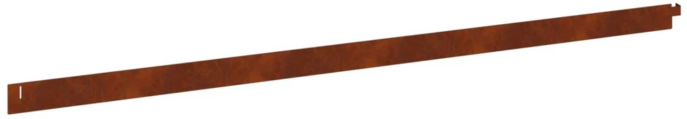 Vejo kraštas 10 vnt. 102 x 4 x 4 cm Plienas Rūdijanti