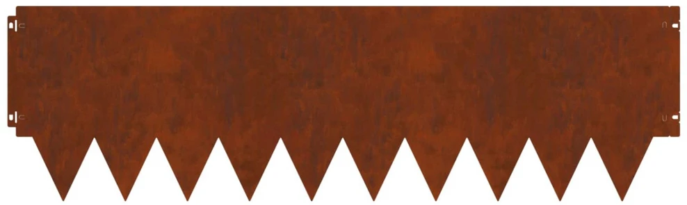 Vejo kraštas 10 vnt. 103 x 30 cm Plienas Rūdijanti