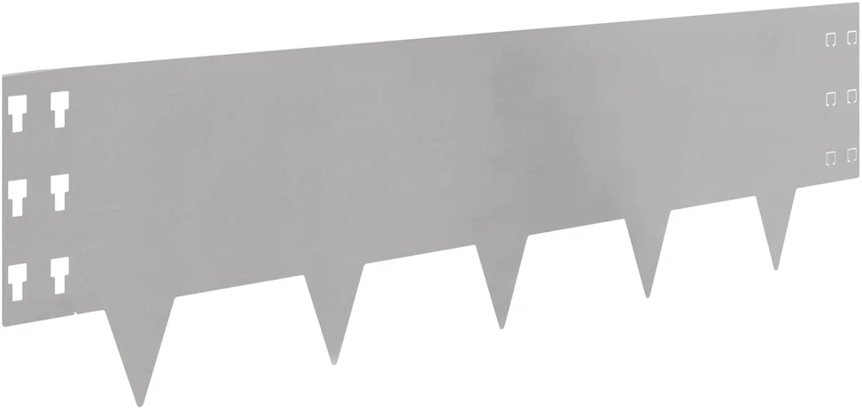 Vejo kraštas 10 vnt. 100 x 30 cm Plienas Sidabrinė