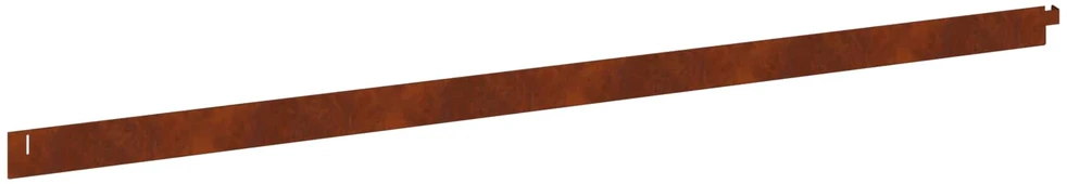 Vejo kraštas 10 vnt. 102 x 4 x 4 cm Plienas Rūdijanti