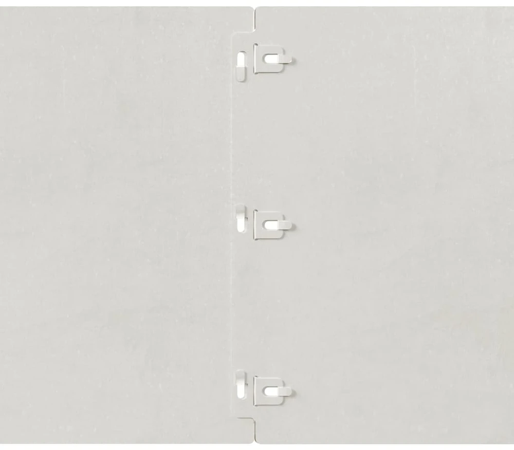 Vejo kraštas 10 vnt. 25 x 103 cm Nerūdijantis plienas Sidabrinė