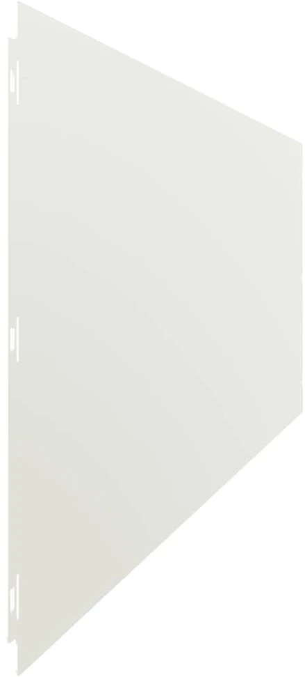 Vejo kraštas 10 vnt. 25 x 103 cm Plienas Balta
