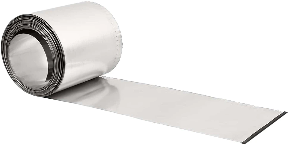 vidaxl Vejo kraštas 20 m x 10 cm Galvanizuotas plienas Sidabrinė