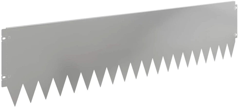 Vejo kraštas 20 vnt. 103 x 25 cm Plienas Sidabrinė