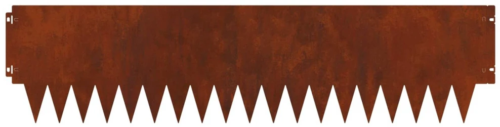 Vejo kraštas 20 vnt. 103 x 25 cm Plienas Rūdijanti