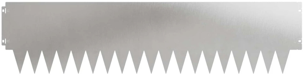 Vejo kraštas 20 vnt. 103 x 25 cm Plienas Sidabrinė