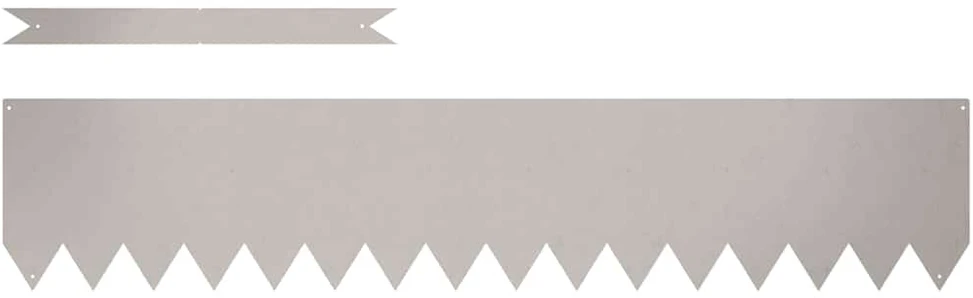 Vejo kraštas 20 vnt. 100 x 0.05 x 20 cm Rūdijanti