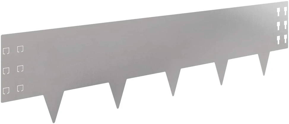 Vejo kraštas 20 vnt. 100 x 25 cm Plienas Sidabrinė