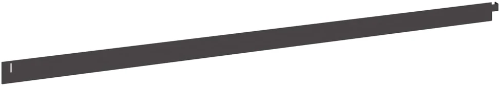 Vejo kraštas 20 vnt. 102 x 4 x 4 cm Plienas Juoda
