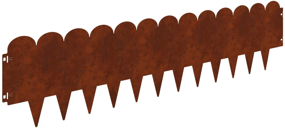Vejo kraštas 20 vnt. 103 x 25 cm Plienas Rūdijanti