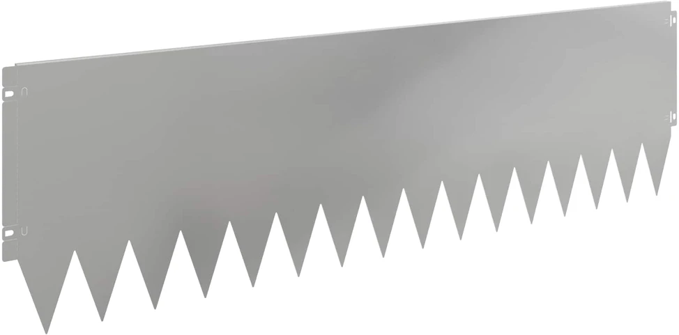 Vejo kraštas 20 vnt. 103 x 30 cm Plienas Sidabrinė