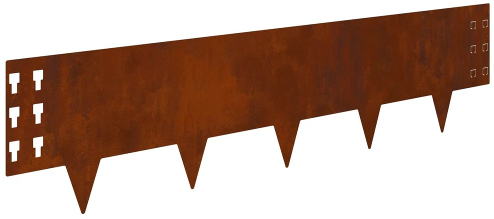 Vejo kraštas 30 vnt. 100 x 25 cm Plienas Rūdijanti