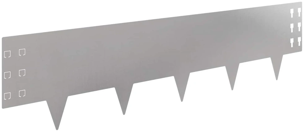 Vejo kraštas 30 vnt. 100 x 25 cm Plienas Sidabrinė