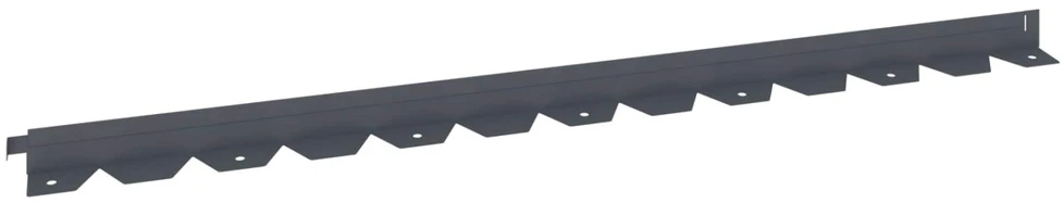 Vejo kraštas 30 vnt. 102 x 4 x 4 cm Plienas Antracito