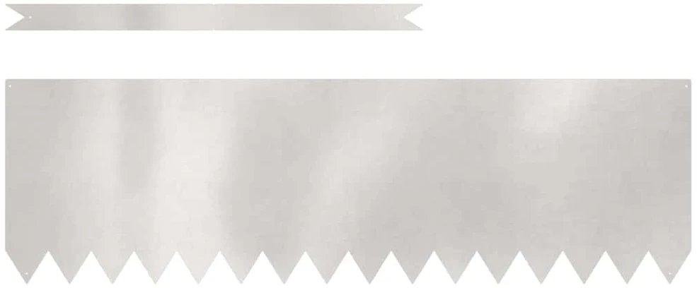 Vejo kraštas 30 vnt. 100 x 0,05 x 30 cm Nerūdijantis Plienas