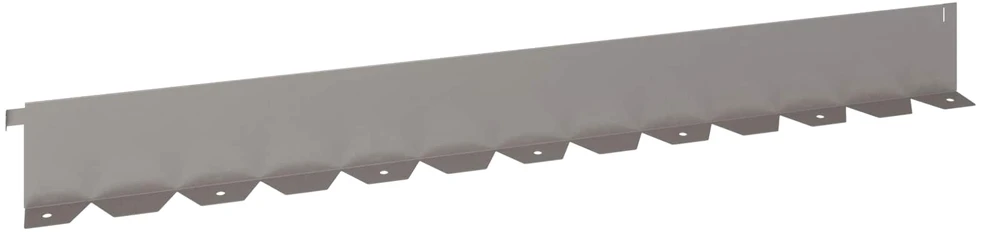 Vejo kraštas 30 vnt. 102 x 10 x 4 cm Plienas Rūdijanti