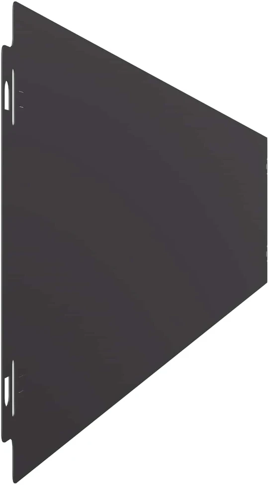 Vejo kraštas 30 vnt. 15 x 103 cm Plienas Juoda