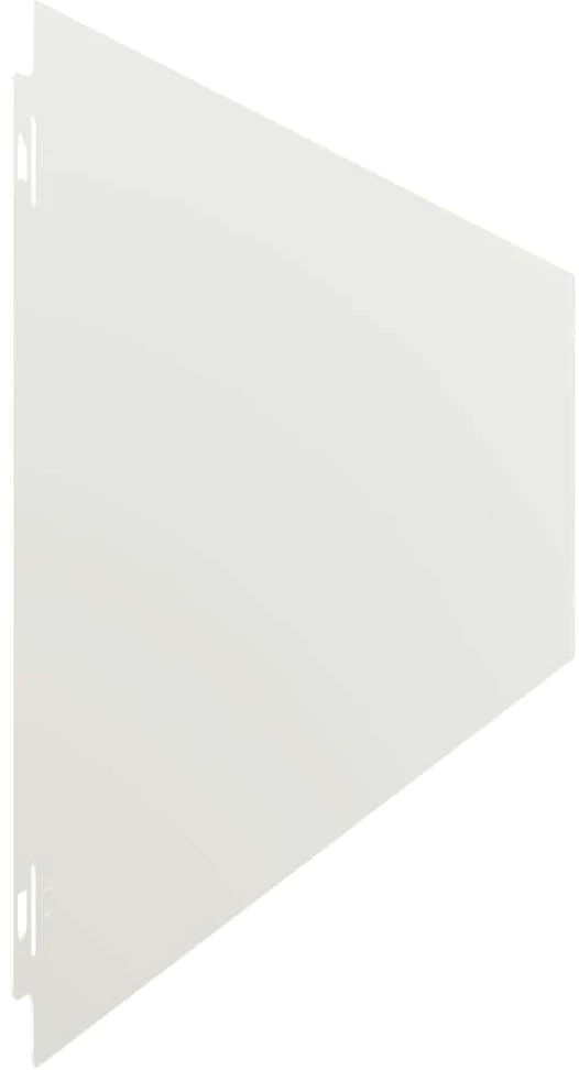 Vejo kraštas 30 vnt. 20 x 103 cm Plienas Balta