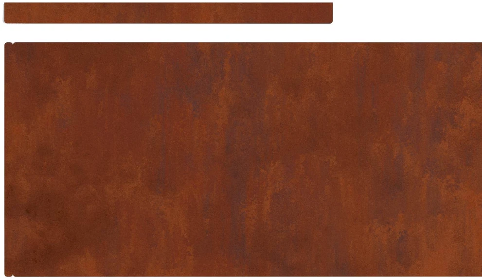 Vejo kraštas 450 x 25 cm Atmosferos poveikiui atsparus plienas