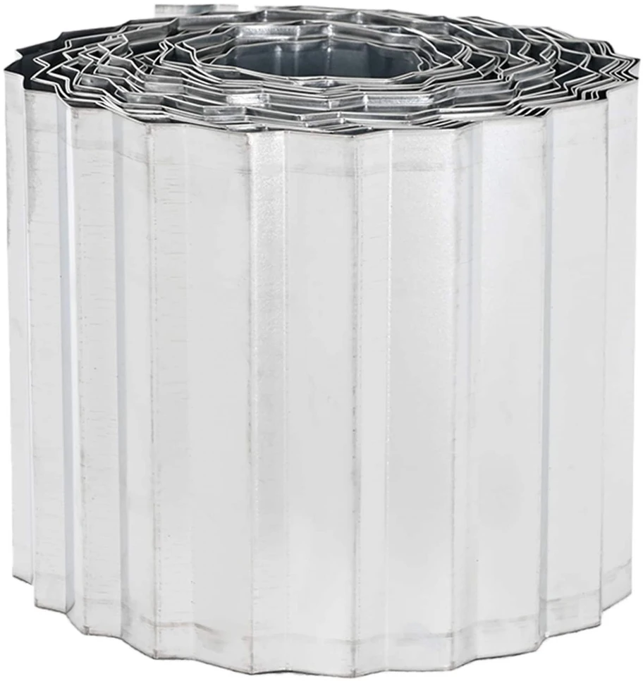 Vejo kraštas 5 m x 30 cm Galvanizuotas plienas Sidabrinė