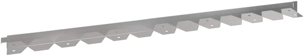 Vejo kraštas 50 vnt. 102 x 4 x 4 cm Plienas Sidabrinė