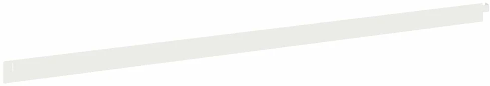 Vejo kraštas 50 vnt. 102 x 4 x 4 cm Plienas Balta