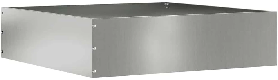 Vejo kraštas 50 x 50 x 13 cm Galvanizuotas plienas Sidabrinė