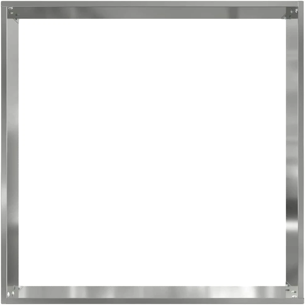 Vejo kraštas 50 x 50 x 13 cm Galvanizuotas plienas Sidabrinė