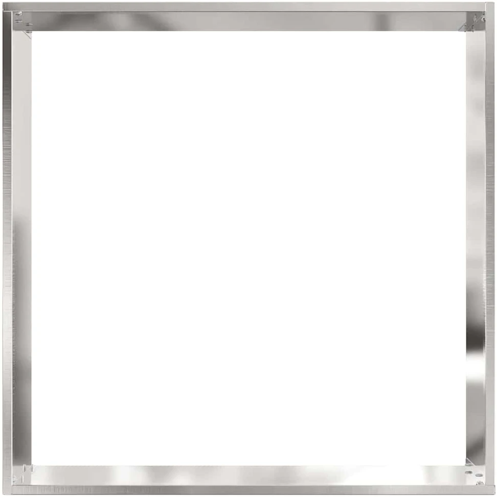 Vejo kraštas 50 x 50 x 13 cm Nerūdijantis plienas Sidabrinė