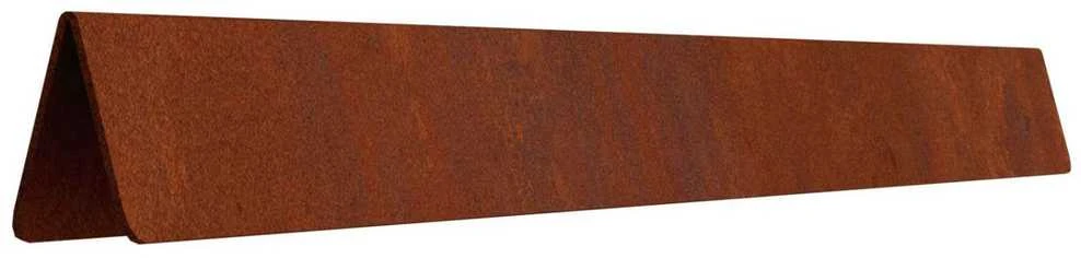 Vejo kraštas 450 x 25 cm Atmosferos poveikiui atsparus plienas