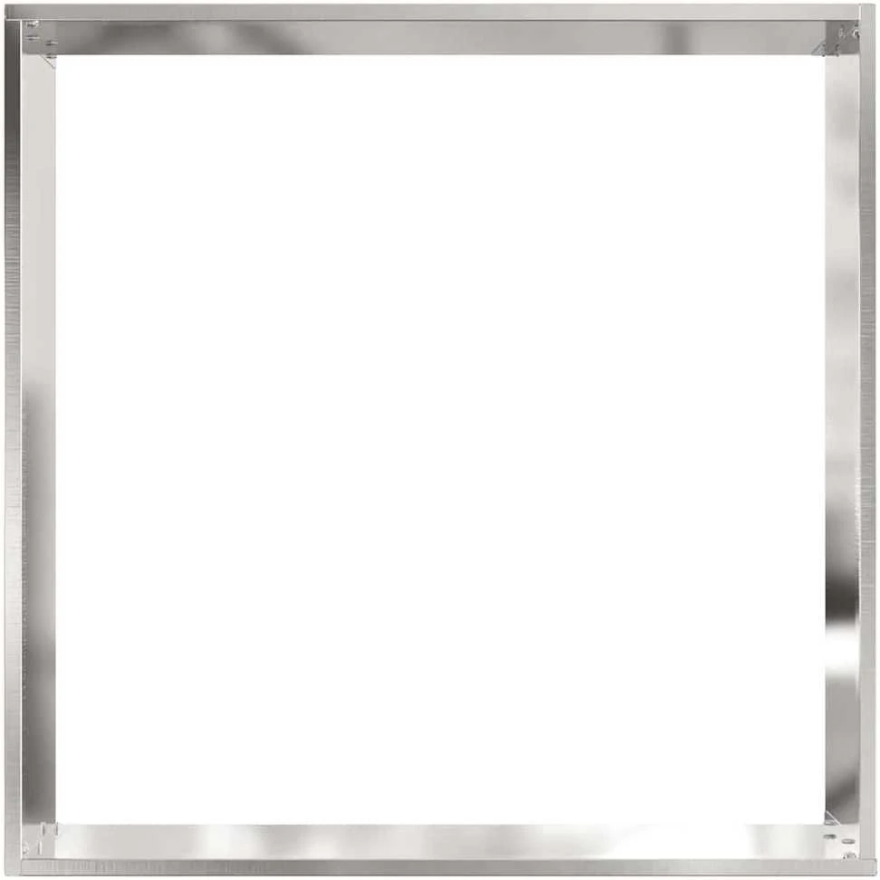 Vejo kraštas 50 x 50 x 13 cm Nerūdijantis plienas Sidabrinė