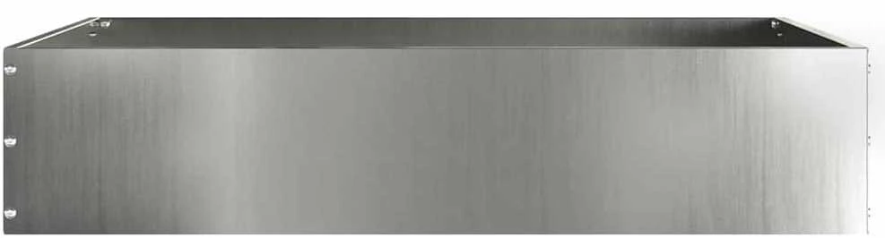 Vejo kraštas 60 x 60 x 13 cm Galvanizuotas plienas Sidabrinė