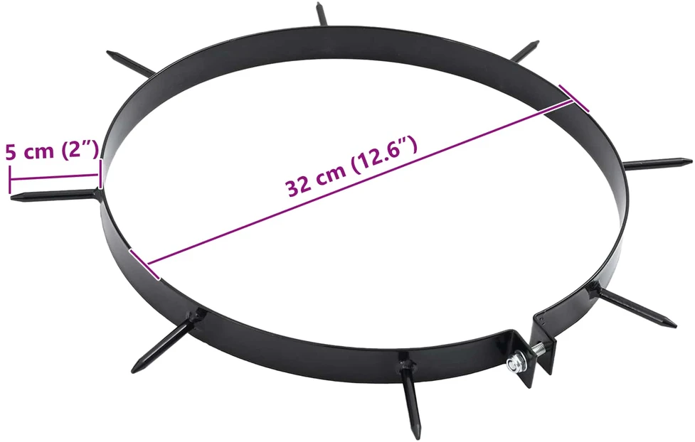 Vejos aeratoriaus spaustukas su smeigėmis 5 vnt. Ø 320 mm