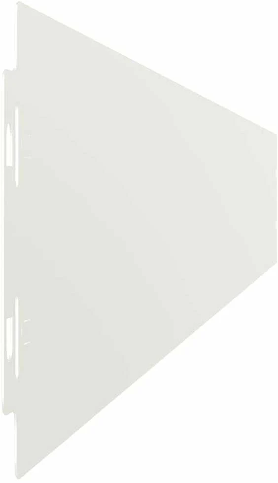 Vejo kraštas 10 vnt. 10 x 103 cm Šaltai valcuotas plienas Balta