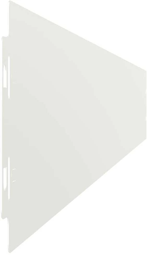 Vejo kraštas 10 vnt. 10 x 103 cm Šaltai valcuotas plienas Balta