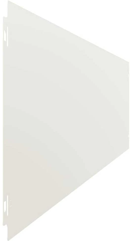 Vejo kraštas 10 vnt. 20 x 103 cm Plienas Balta