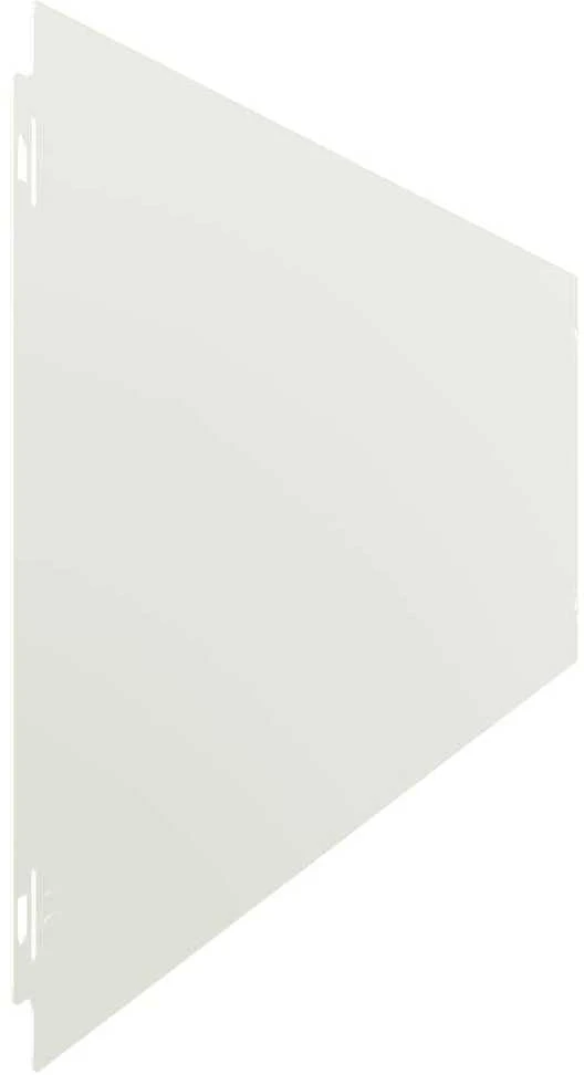 Vejo kraštas 10 vnt. 20 x 103 cm Plienas Balta