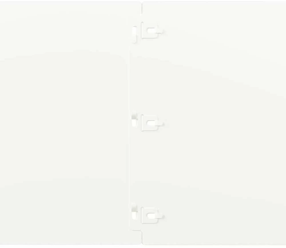 Vejo kraštas 10 vnt. 25 x 103 cm Šaltai valcuotas plienas Balta