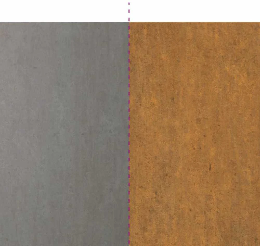 Vejos apvadai, 10vnt., 20x103cm, lankstus Corten plienas