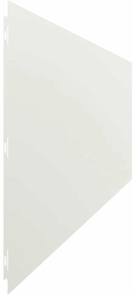 Vejo kraštas 20 vnt. 25 x 103 cm Šaltai valcuotas plienas Balta